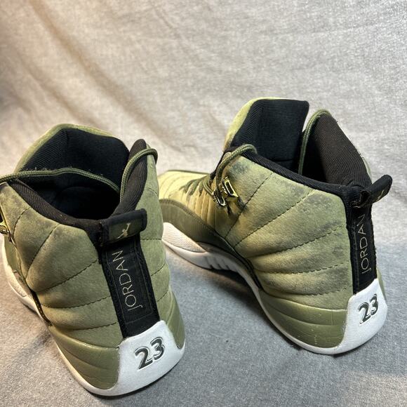 Nike Air Jordan 12 Retro CP3 Class of 2003 Olive Green Men’s Size 7 130690-301 - Picture 4 of 13